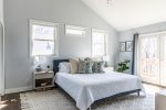 Second floor master suite with king bed